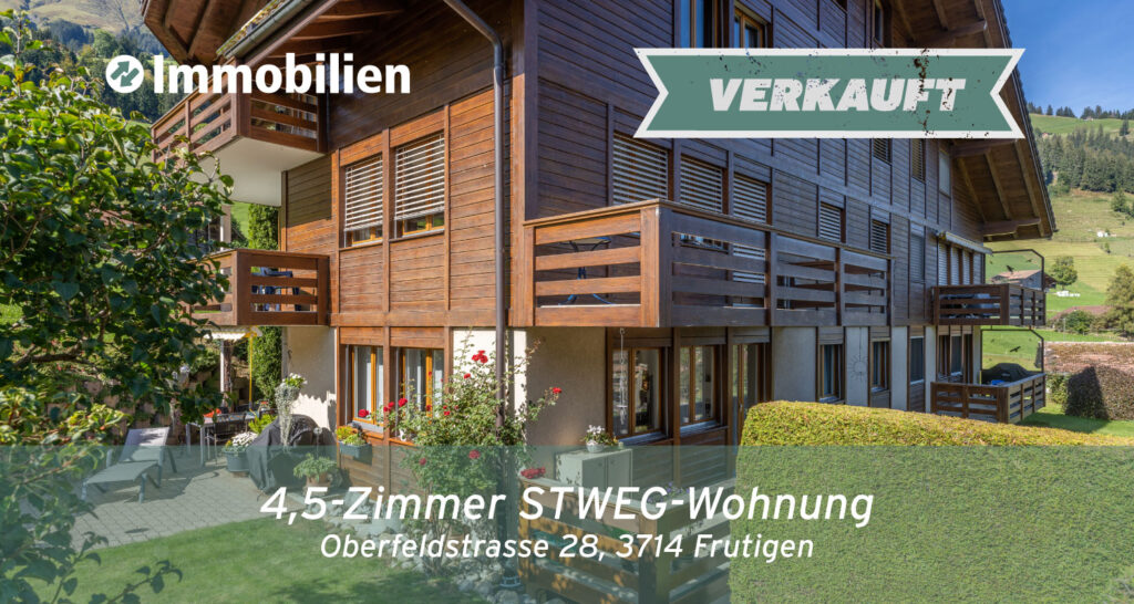 verkauft 4.5 Zimmerwohnung in Frutigen Oberfeldstrasse 28 3714 Frutigen verkauft